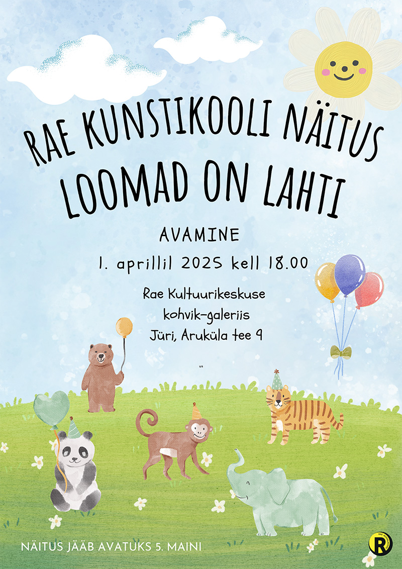 Rae Kunstikooli näitus 'Loomad on lahti'